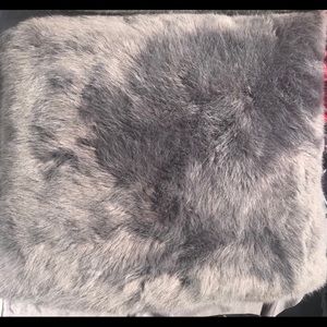 💜▪️RESTORATION HARDWARE FAUX FUR EURO PILLOW▪️💜